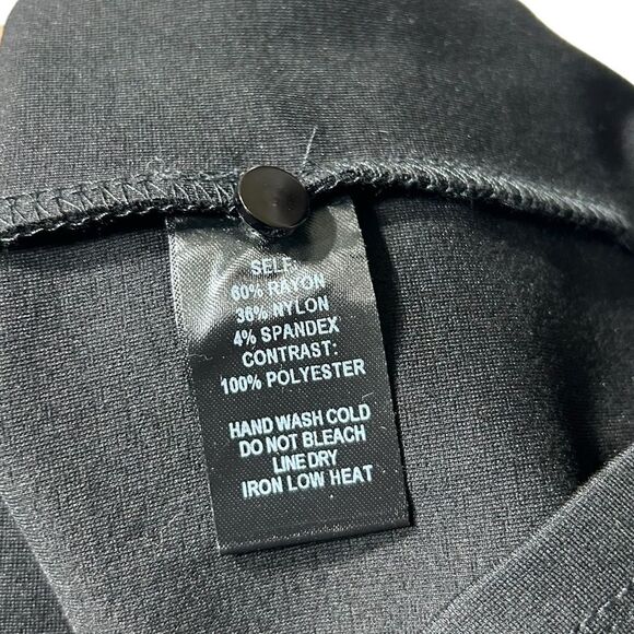 NWT Lulu’s Black Mini Bodycon Dress Halter Sleeveless Sheer Floral Embroidered - Picture 9 of 9